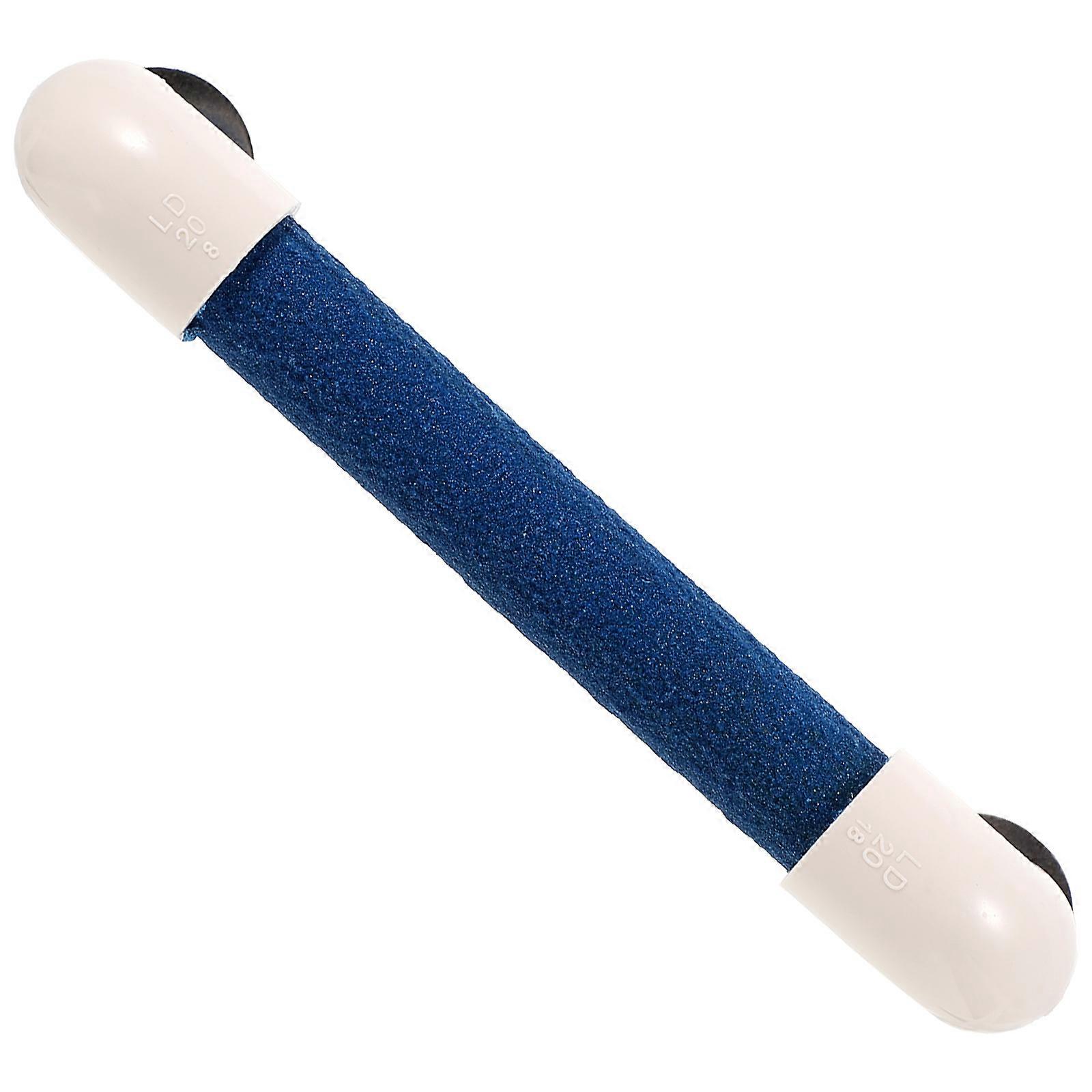 U Shaped Parrot Perch Stand Made of Durable PVC Blue Color Ideal for Bird Cage Toys and Grinding 1
