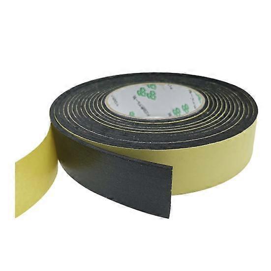 1 Roll 1/1.5/2CM EVA Foam Tape Strong Adhesive Heat Resistant Anti-collision Noise Education Weather Stripping Window Door Gap Filler Seal Strip