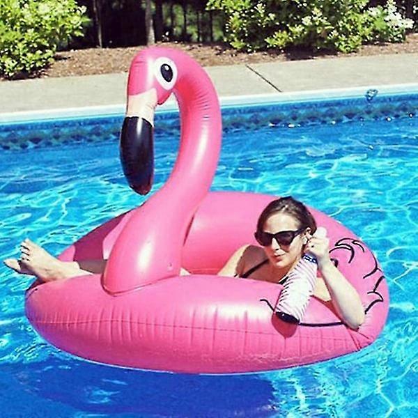 Inflatable Cartoon Flamingo Pool Float Swimming Ring Pvc Pool Inflatable Pool Toys-AV