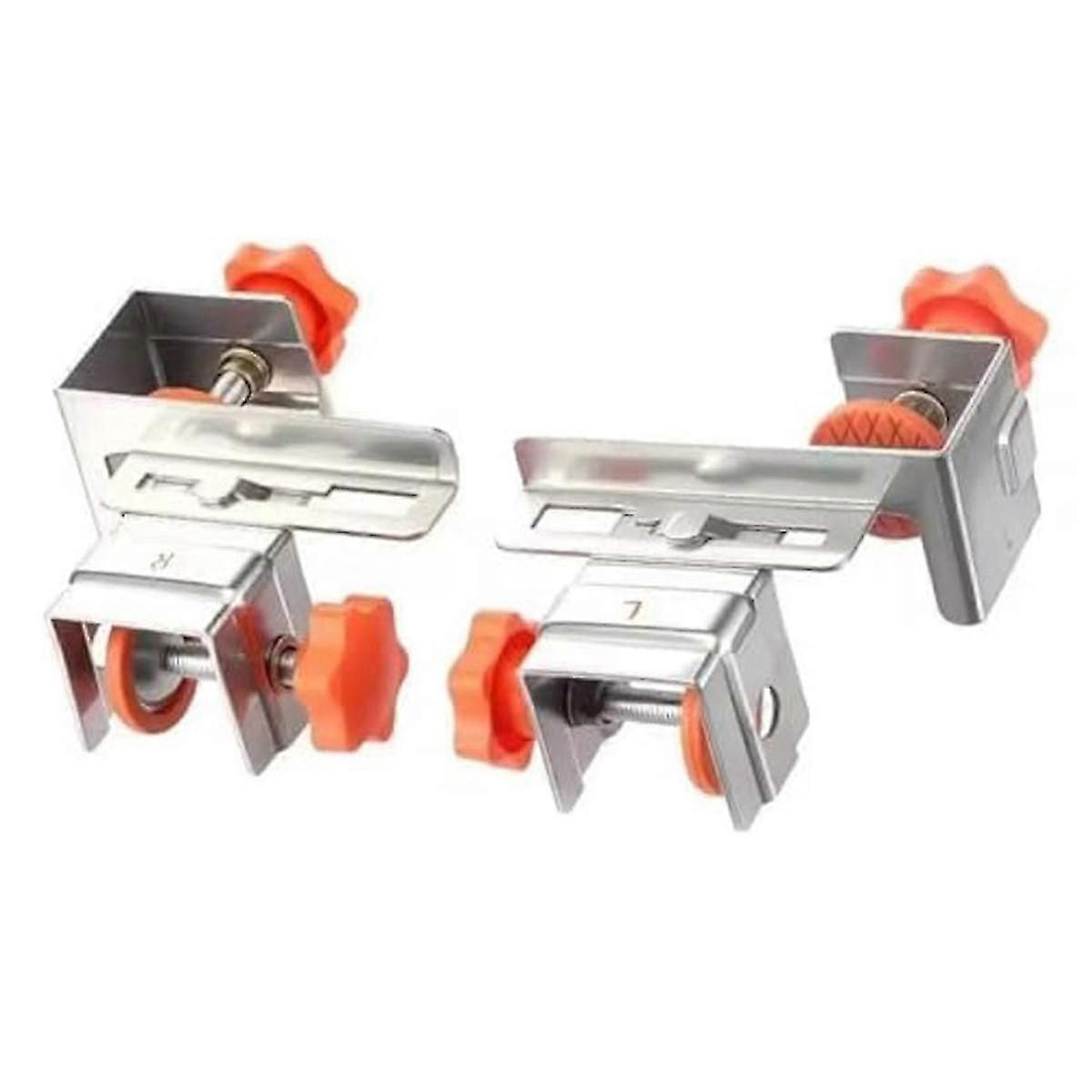 2Pack درج أمامه التثبيت المشابك قابل للتعديل الثقيلة درج تثبيت مقاطع لكابينة إطار الوجه
