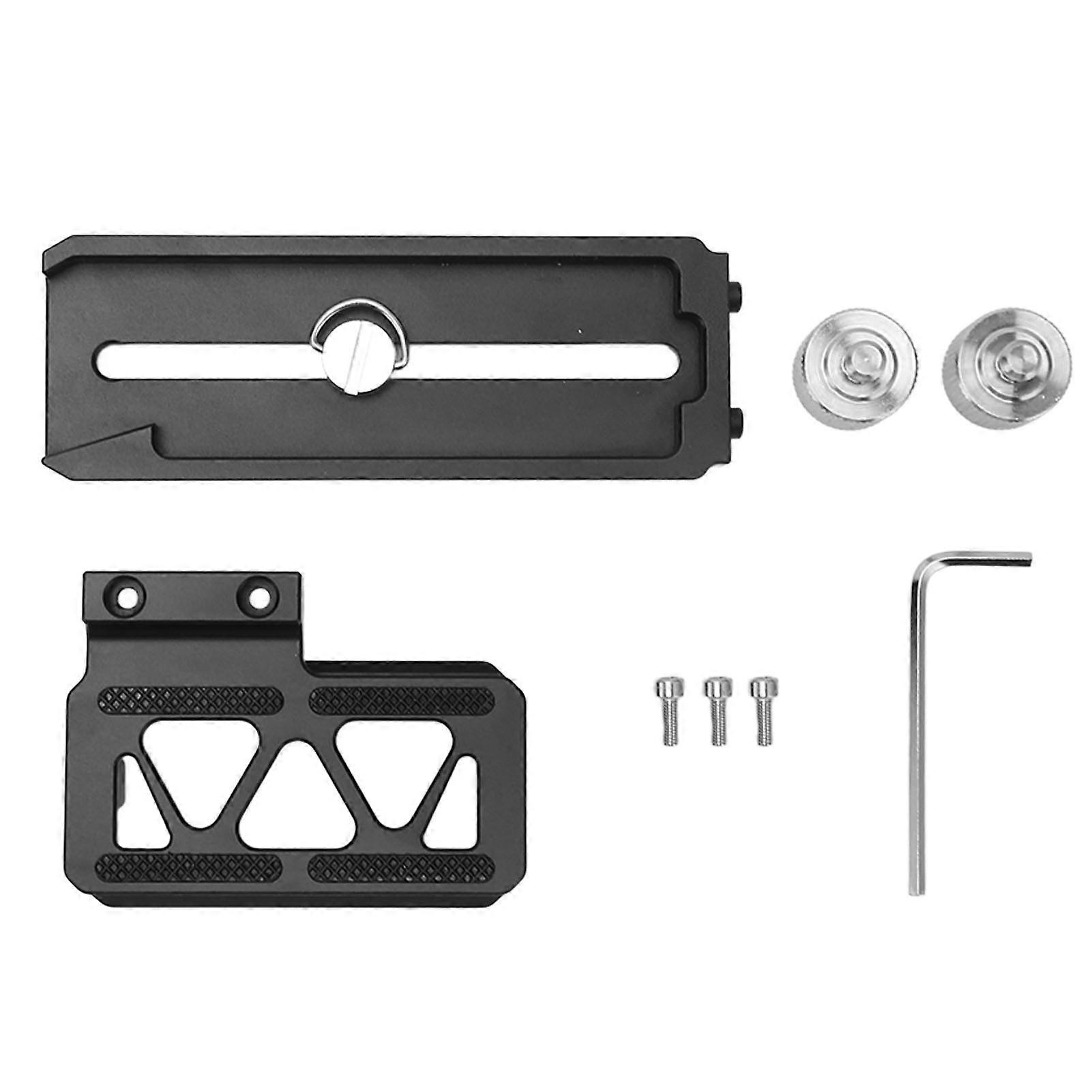 DSLR Camera L Bracket Quick Release Plate Vertical Shooting L Shape Bracket Quick Release Plate with 1/4 Inch Screws for Arca Mount for DJI RS2 RS3