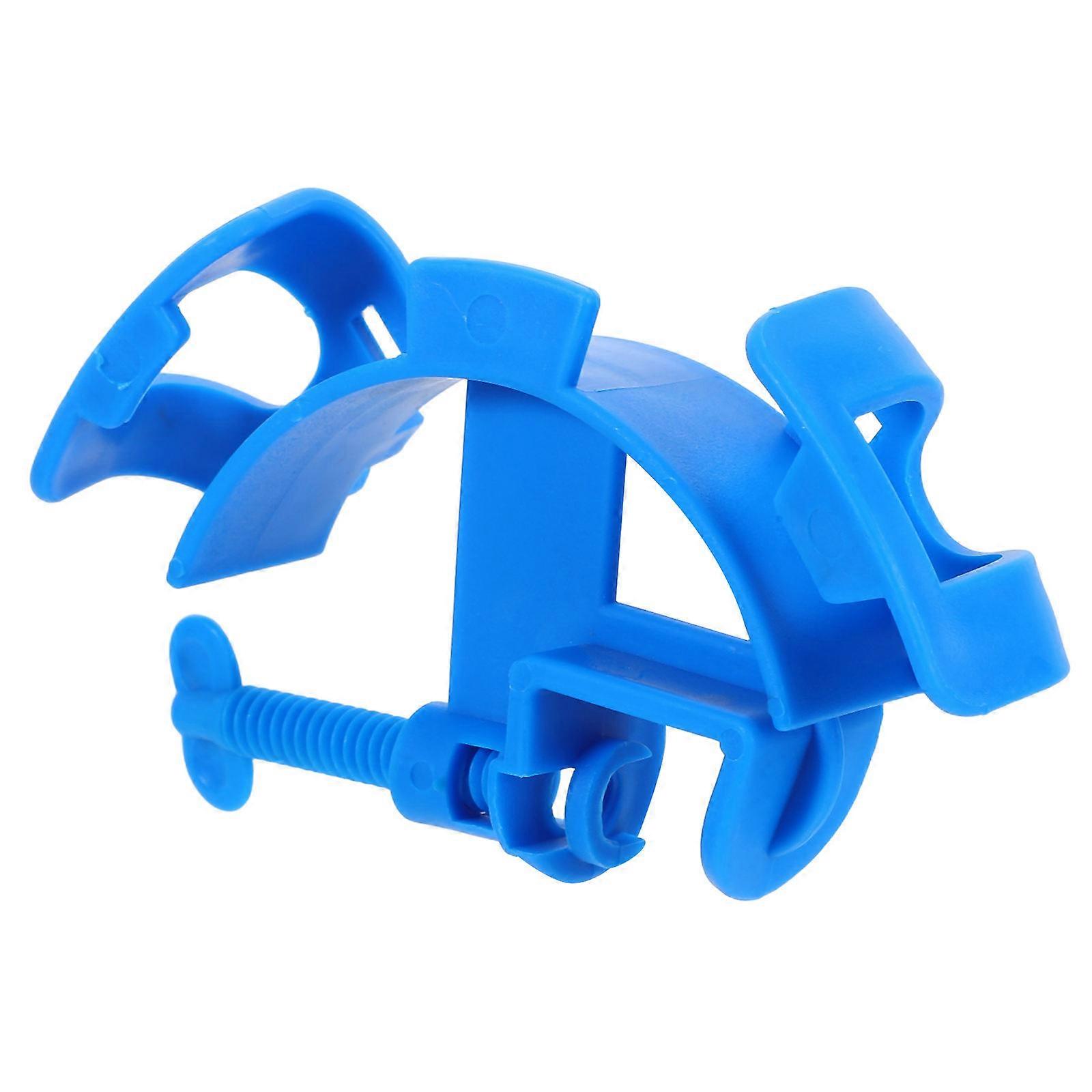 Hose Hanger for Fish Tank Multi Functional Aquarium Hose Fixing Clip Stable Support Easy Installation and Removal Blue 1Pack