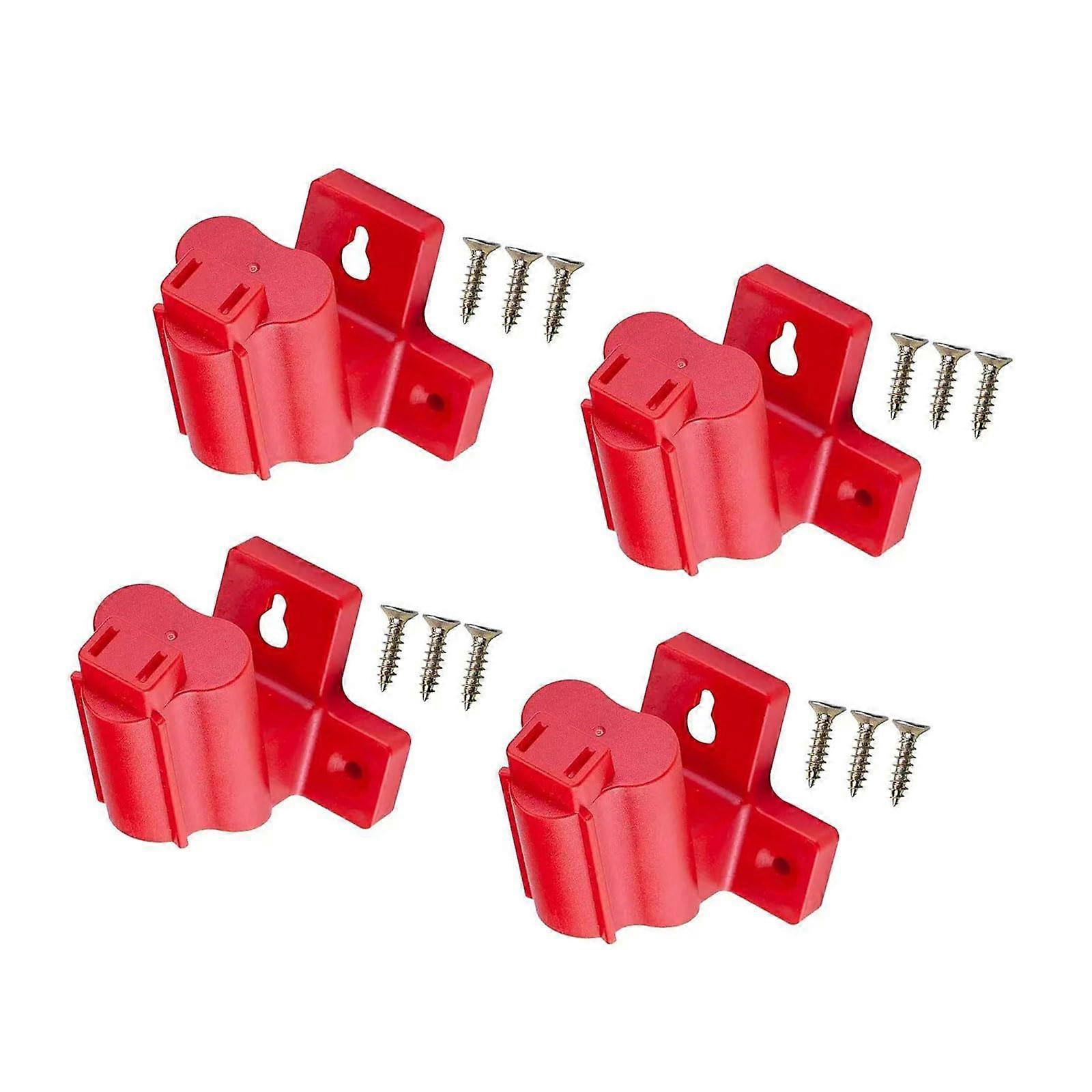 4/8 Piece Angled Tool Holder with Wall Mount, Tool Organizer for Quick Access and Neat Arrangement in Home, Studio, or Workspace