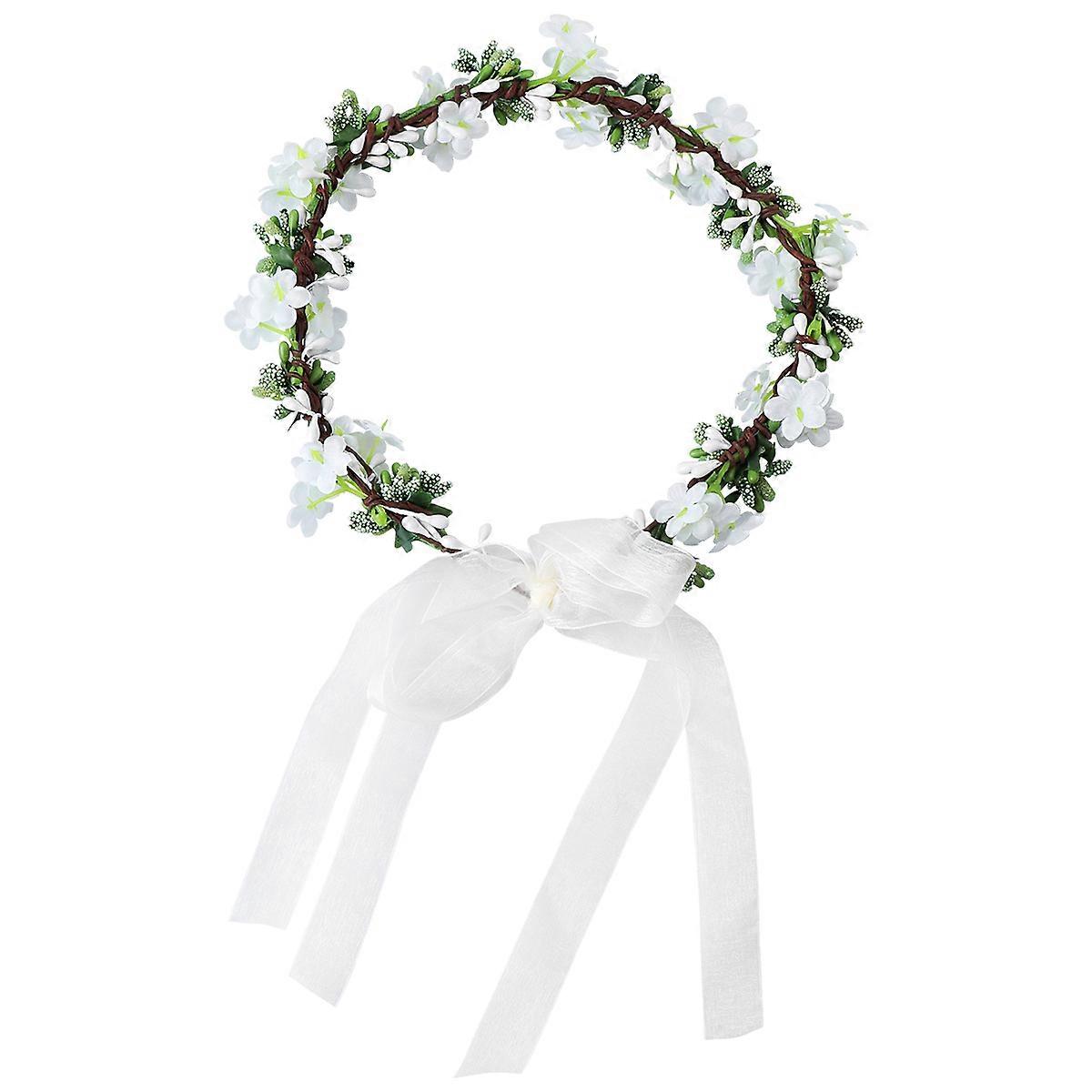 Floral Headband for Decoration with Beautiful Stylish Design and Multi Colors Fits Most Heads