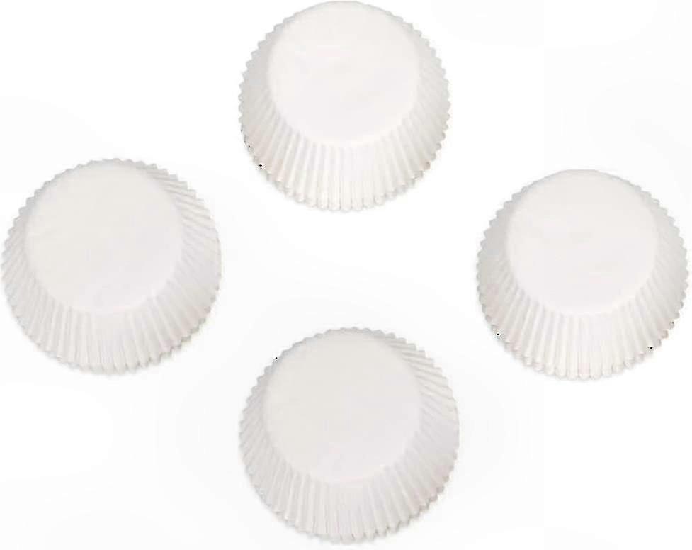 Premium White Muffin Baking Cups, Greaseproof Liners, 400 Count, Standard Size for Cupcakes and Desserts