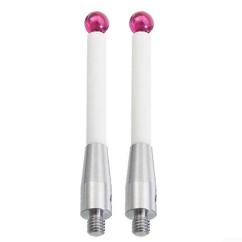 CMM Touch Probe Stylus Accurate A50003709, 6mm Ball Tip, 50mm Length, Stainless Steel Threaded Shank, 2 Pieces For CMM