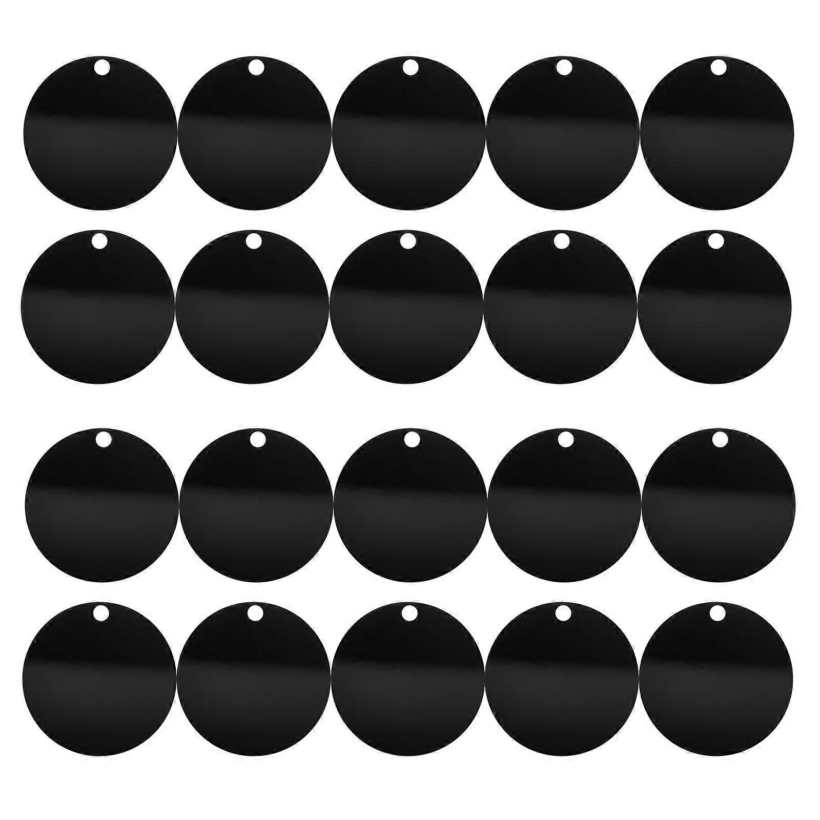 30pcs Acrylic Keychain Blanks – DIY Decorative Rounds for Custom Keychains, Bracelets & Necklaces – Ideal for Crafting & Personalization Projects