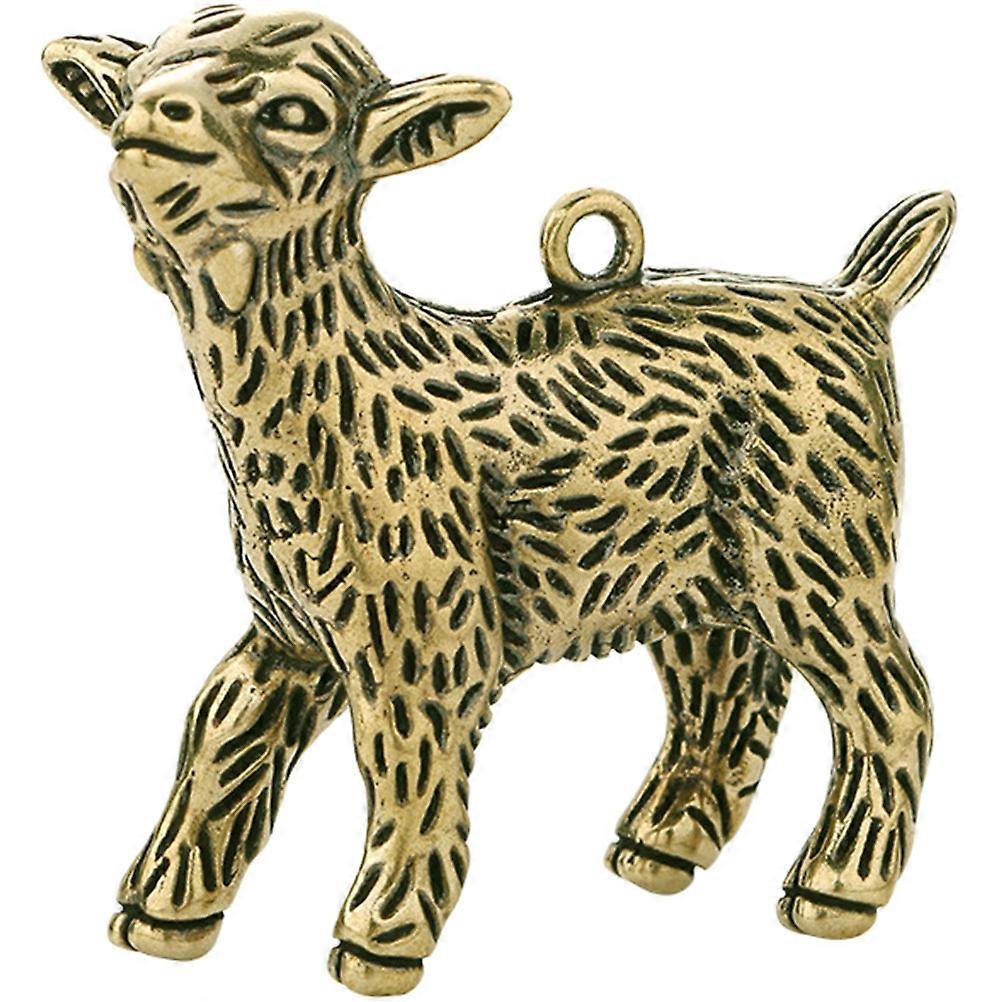 Pendentif clé rétro en laiton doré, avec un accessoire déco à faire soi-même.