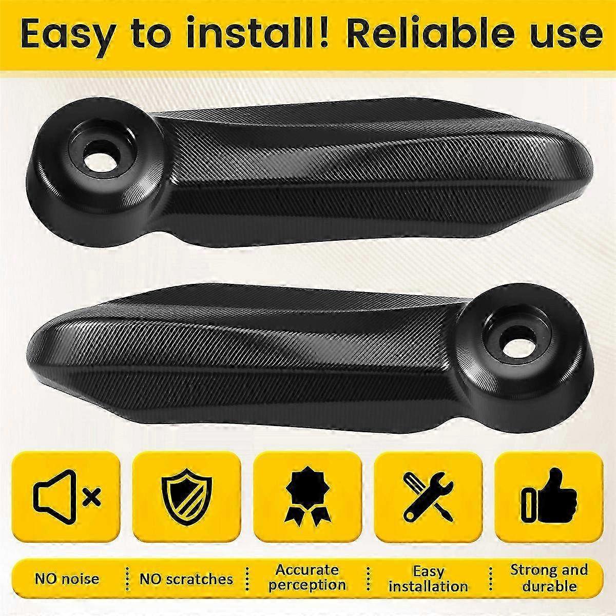 Black Motorcycle Handlebar Handguard Compatible with R1300GS & R 1300 GS ADV - Durable Protection for Off-Road Riding