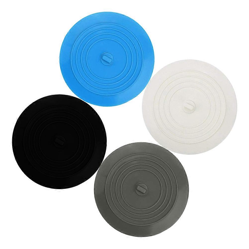 Silicone Sink Plug for Kitchen Use Practical Water Stopper 4Pcs Set