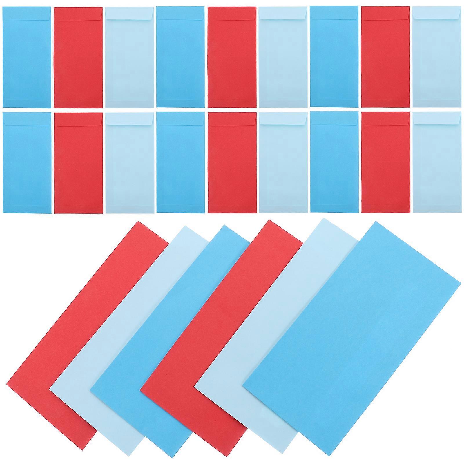 White Self Adhesive Paper envelopes for Account with Retro Design Suitable for Decoration 30 Pieces