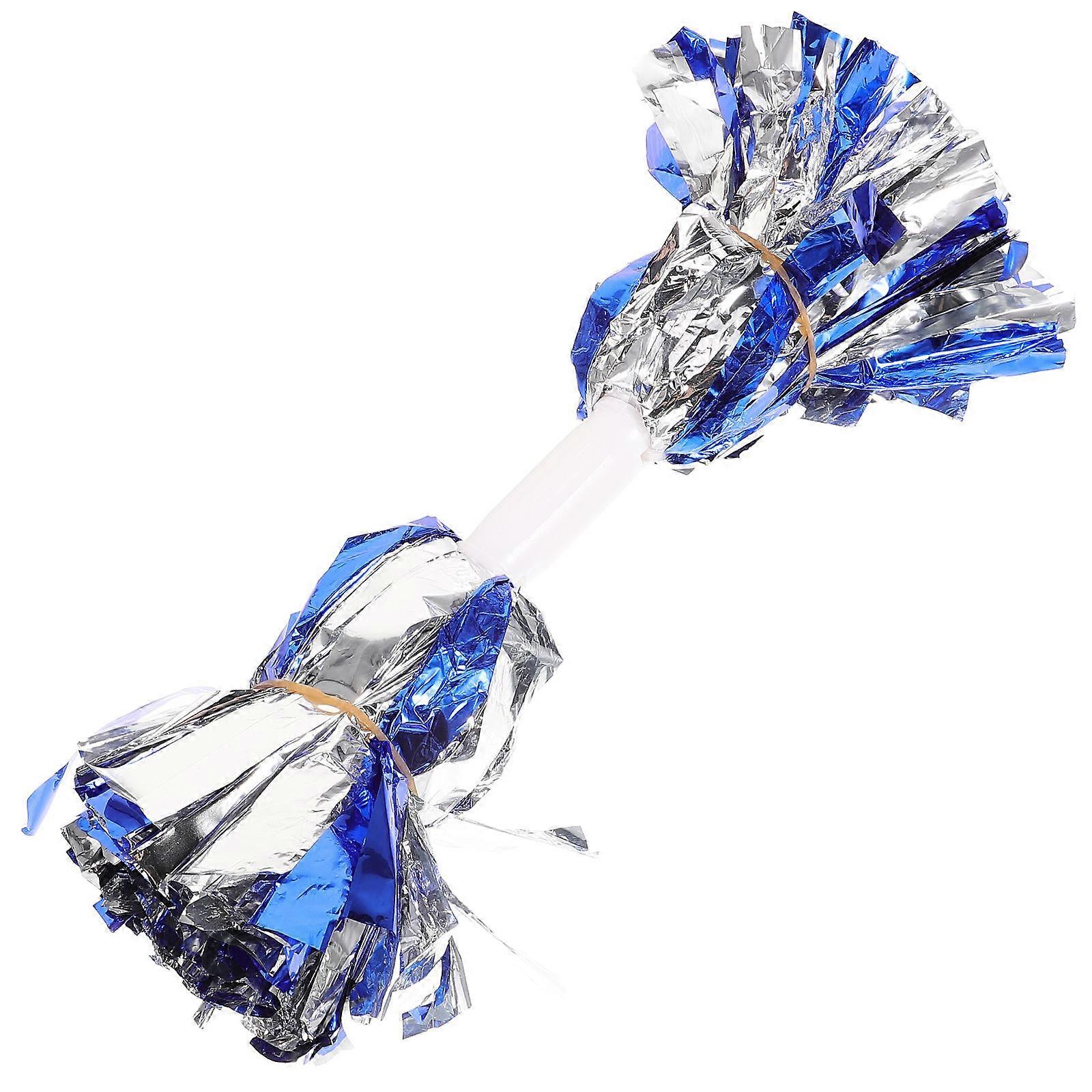 Cheering Pompom for Sports Game Cheering Squad Round Blue Pe Cheering 1Pcs
