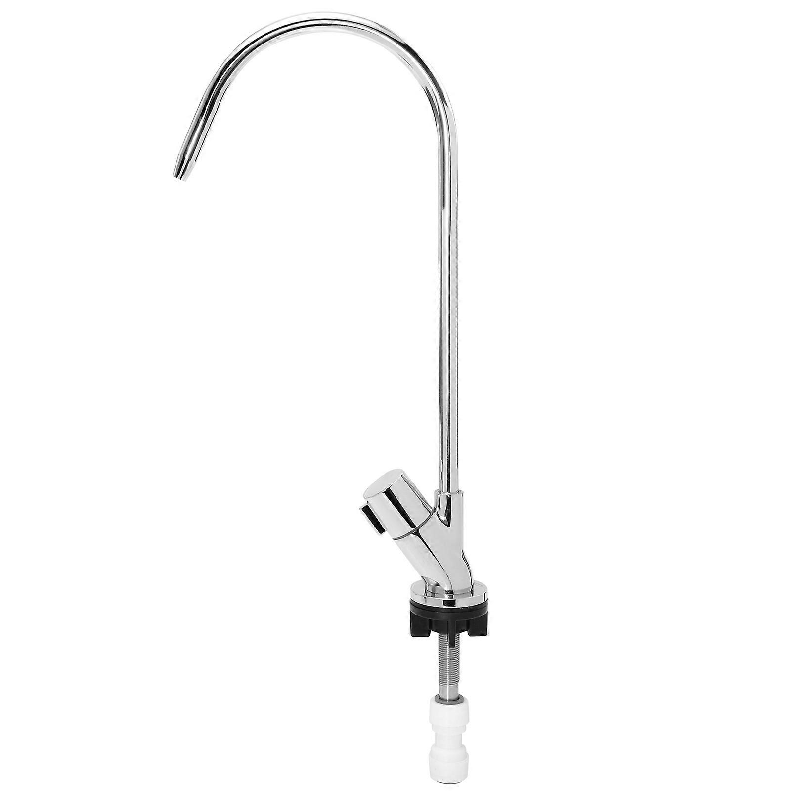 Water Purifier Faucet Designed For Bathroom Use With A Silver Gooseneck Shape Offering Premium Quality 1Pack