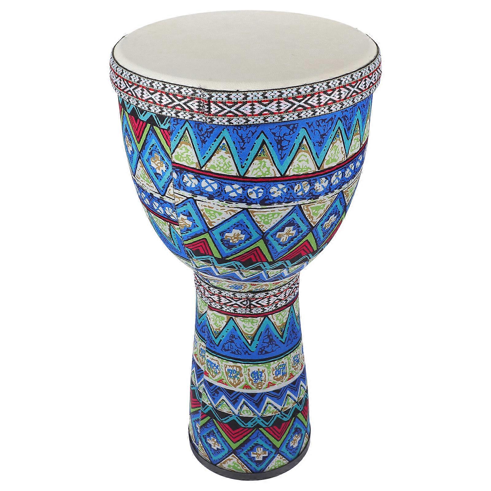 Tune-free African Drum Instrument Lightweight Djembe Drum Ideal For Children's Music Education 8.5 Inches 1Pcs