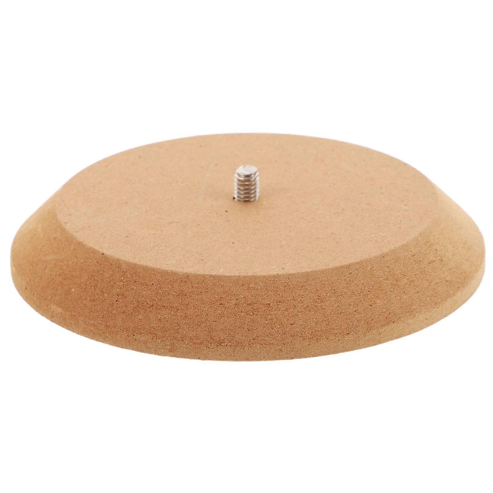 Round Pottery Mold with Wooden Base High Density Drape Molding Tool for Artists and Students
