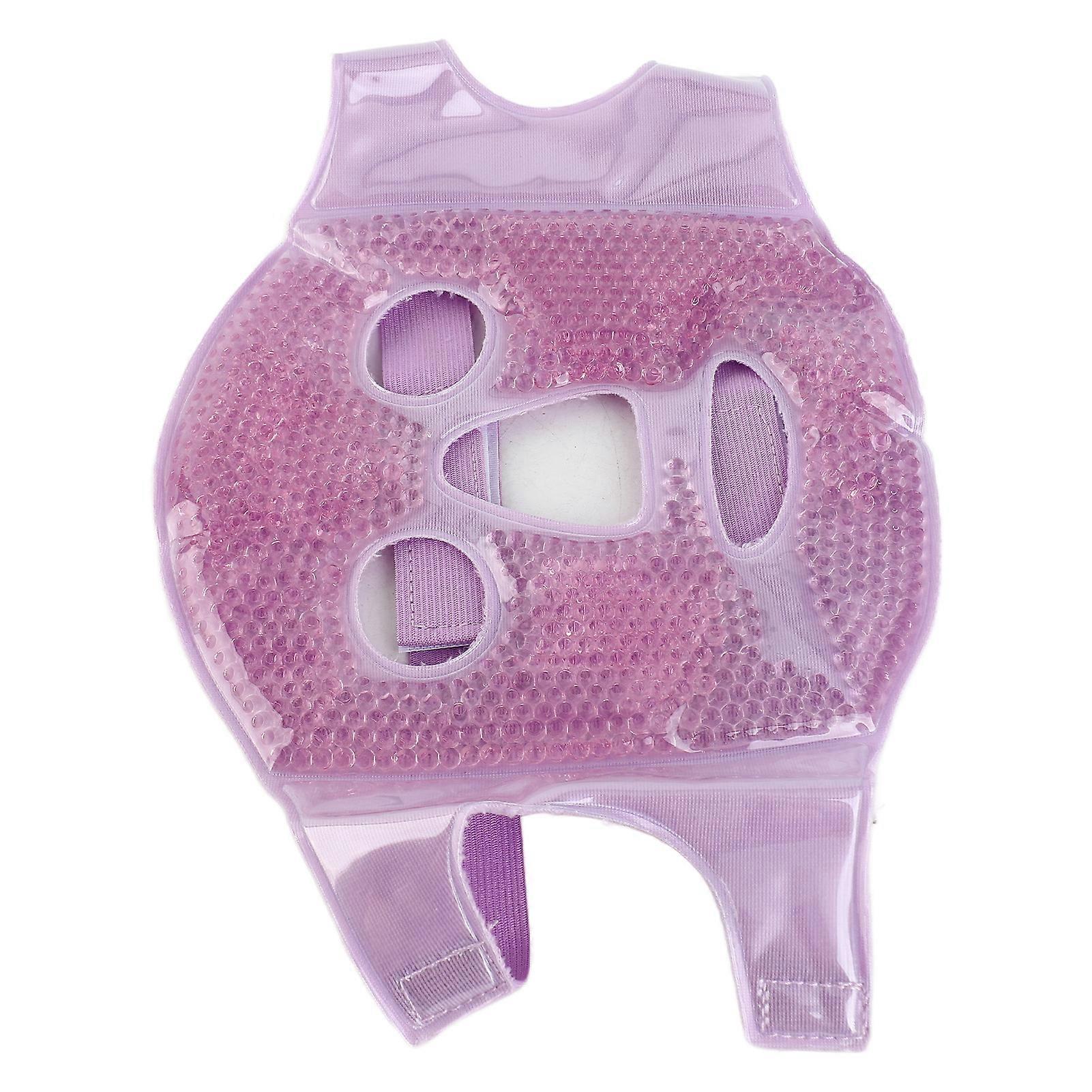 Gel Beads Face Mask Reduce Puff Reusable Cold Compress Gel Mask for Sleeping