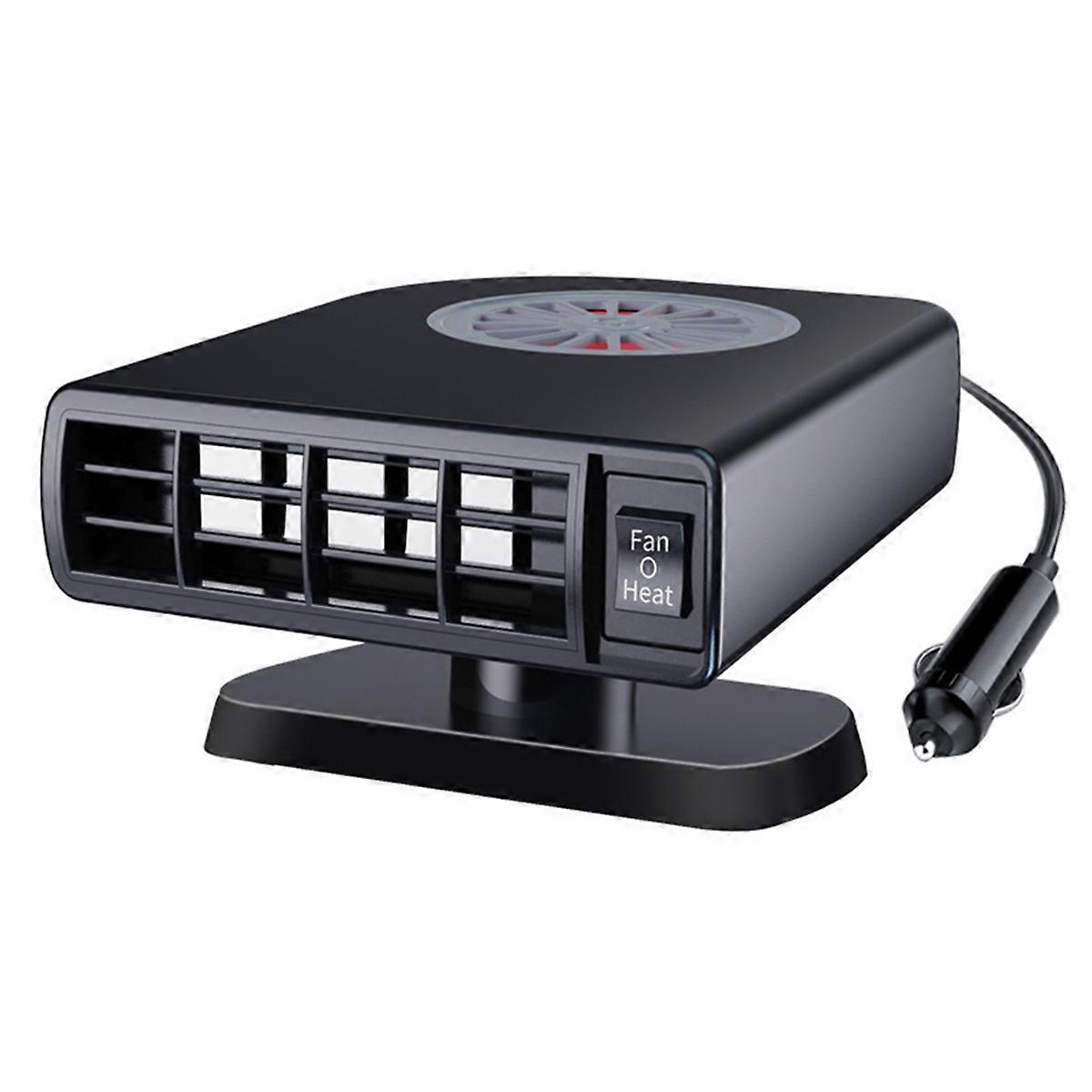 12V Electric Car Heater Rotation Portable Demister Defroster Fan