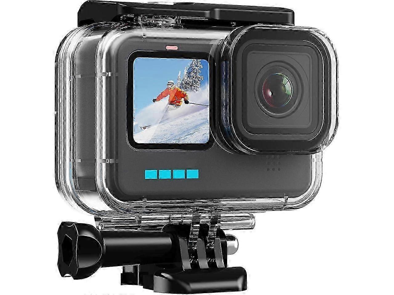 2025 196ft/60m Waterproof Housing Case for GoPro Hero 13/12 11 10/9 Black, Protective Underwater Dive Housing Shell with Bracket Accessories for Go Pr