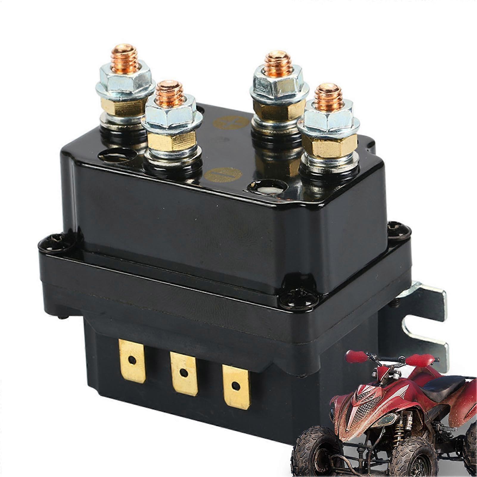 Windenschtz – 12 V Winch Relay, Magnetic Replacement, Robust Winch Component, Strength Protector with Corrosion Resistance, Servo Magnet Housing