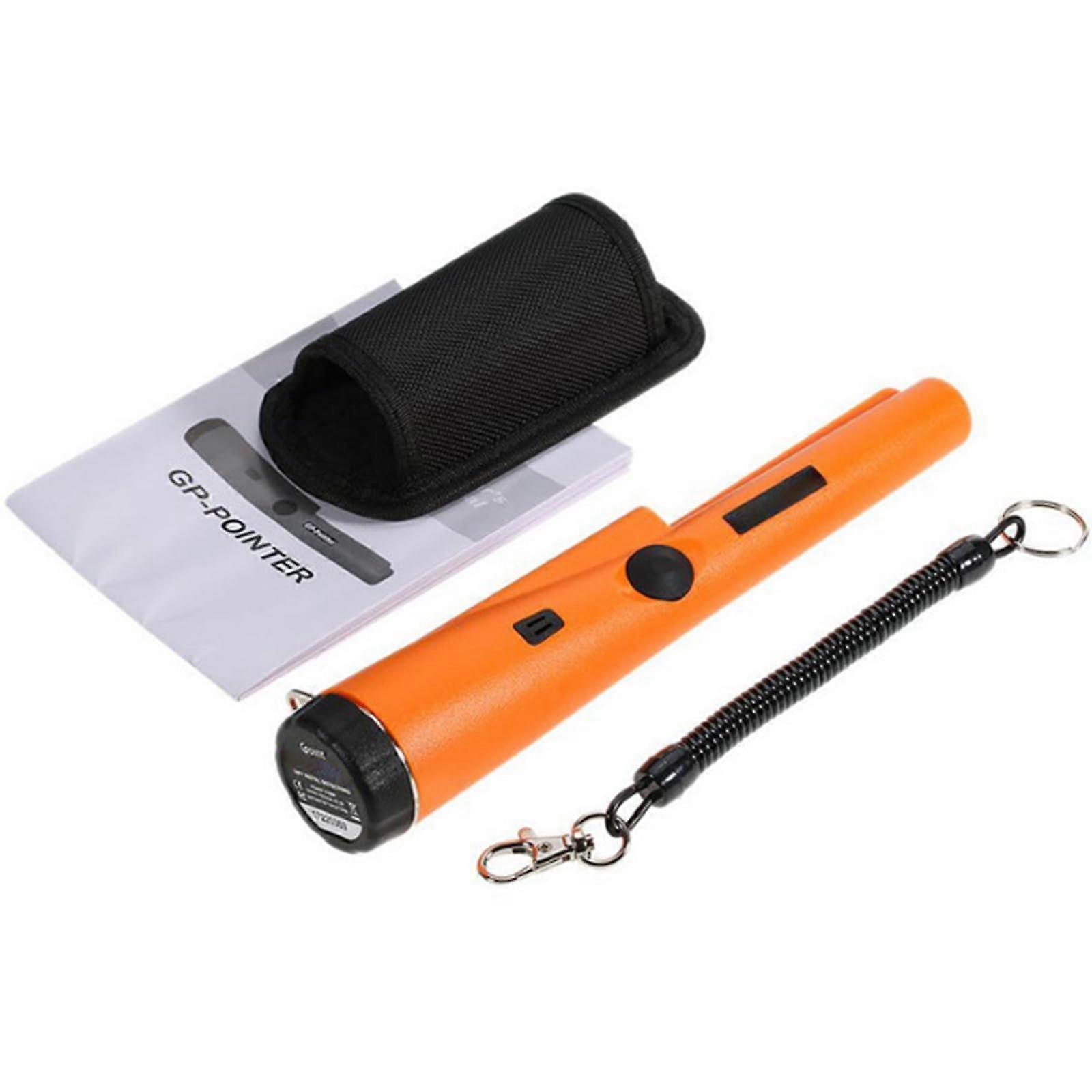 Professional Metal Detector Pinpointer IP66 Waterproof with LED Vibration Alarm for Coins Jewelry Gold - Lightweight Portable Tool