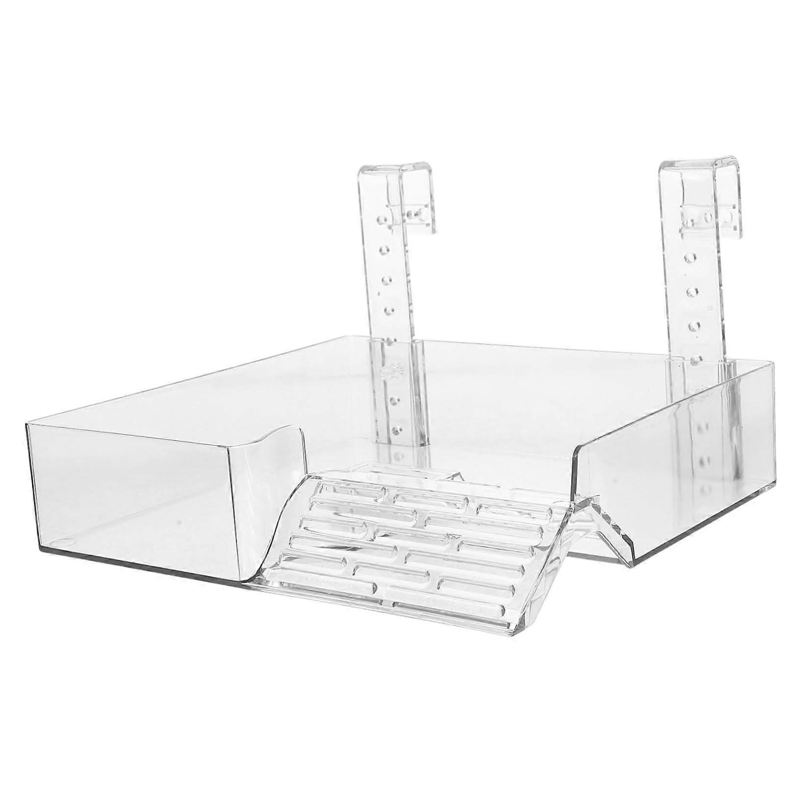 Hanging Turtle Platform Adjustable Space-Saving Aquarium Accessory High-Perch Floating Sunbathing Area for Aquatic Reptiles