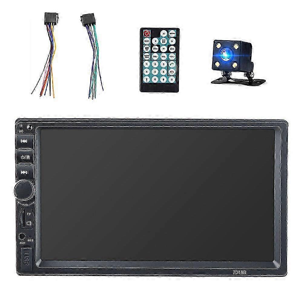 7 Inch 2 Din Car Radio with Touch Screen and Bluetooth Functionality