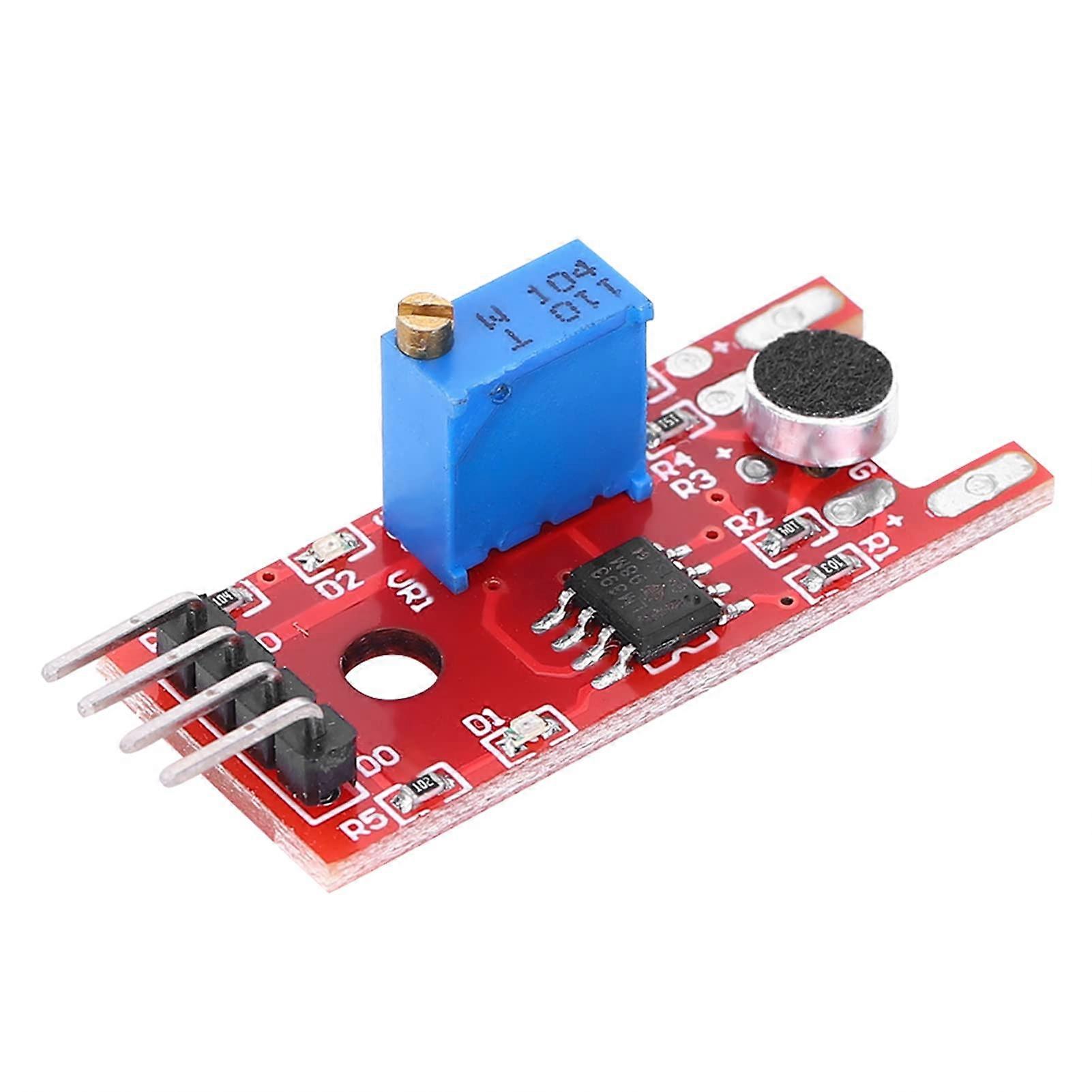 Sound Sensor Module IC KY-038 Microphone Amplifier Module 5-Pack Ultra Small Audio Detection Sensor Solution