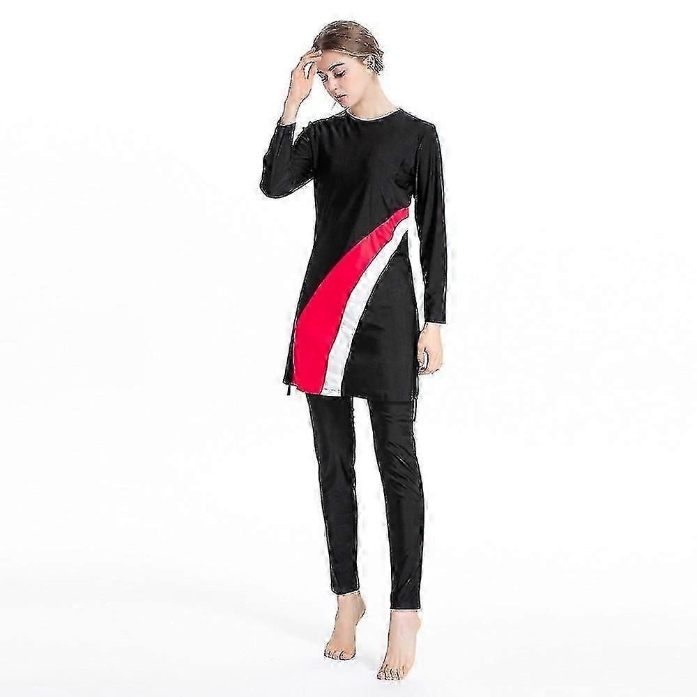 Hijab Badeanzug Burkini Langarm Muslimah Badeanzug