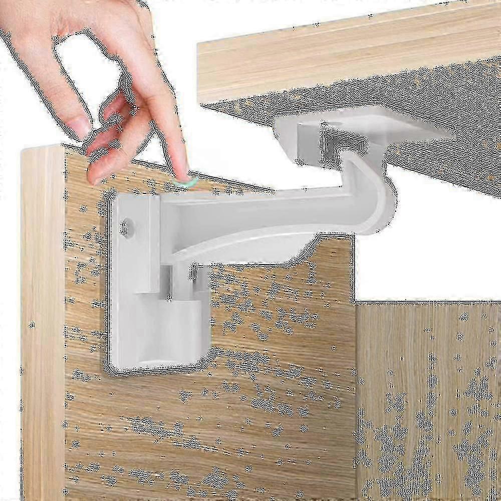 10個入り ベビー・チャイルドプルーフキャビネットロック 安全 簡単設置 穴あけ・鍵不要 10個パック