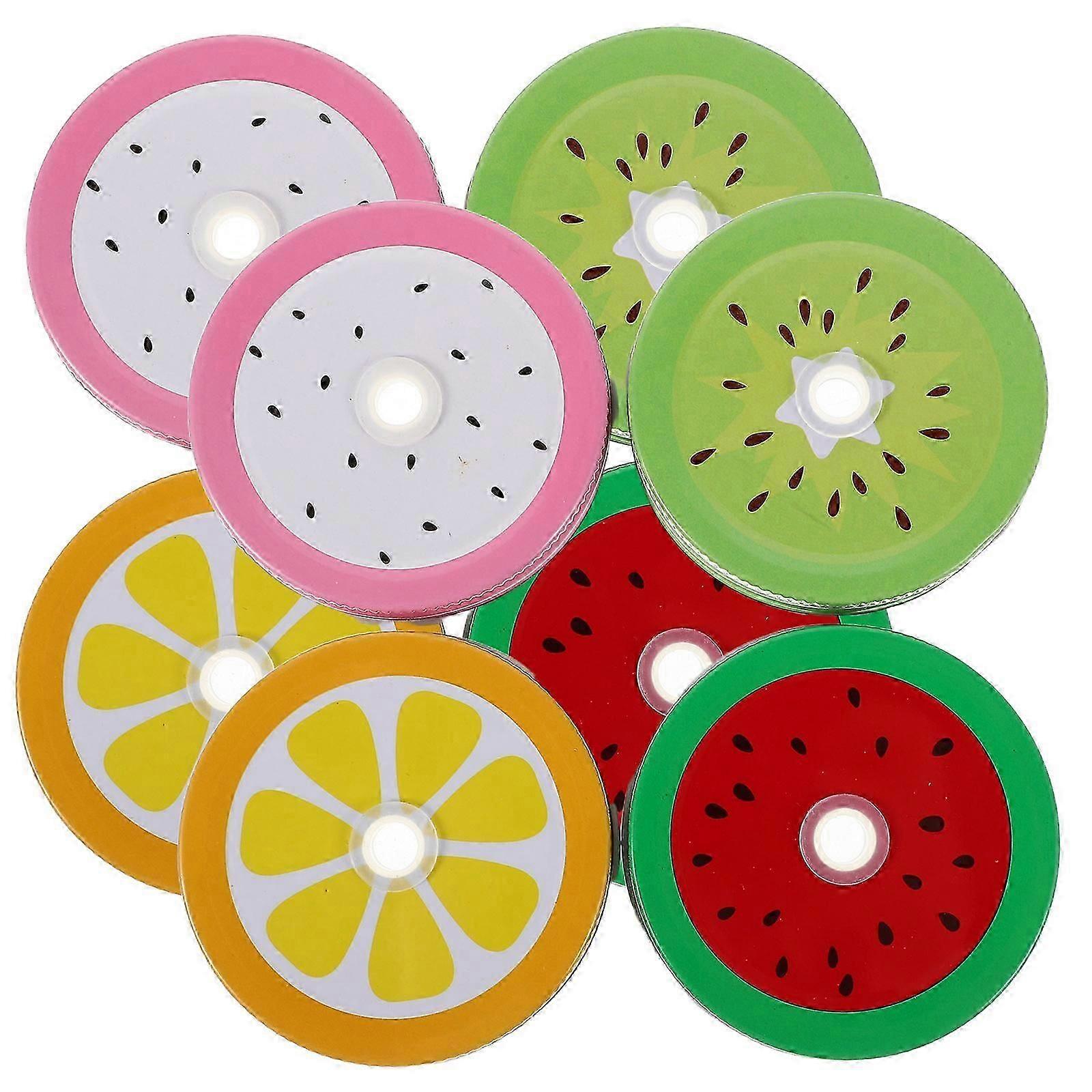 Mason Jar Lid Straw-Compatible Leak-Proof Assorted Color 7.00X7.00X1.50CM Tinplate 8Pcs