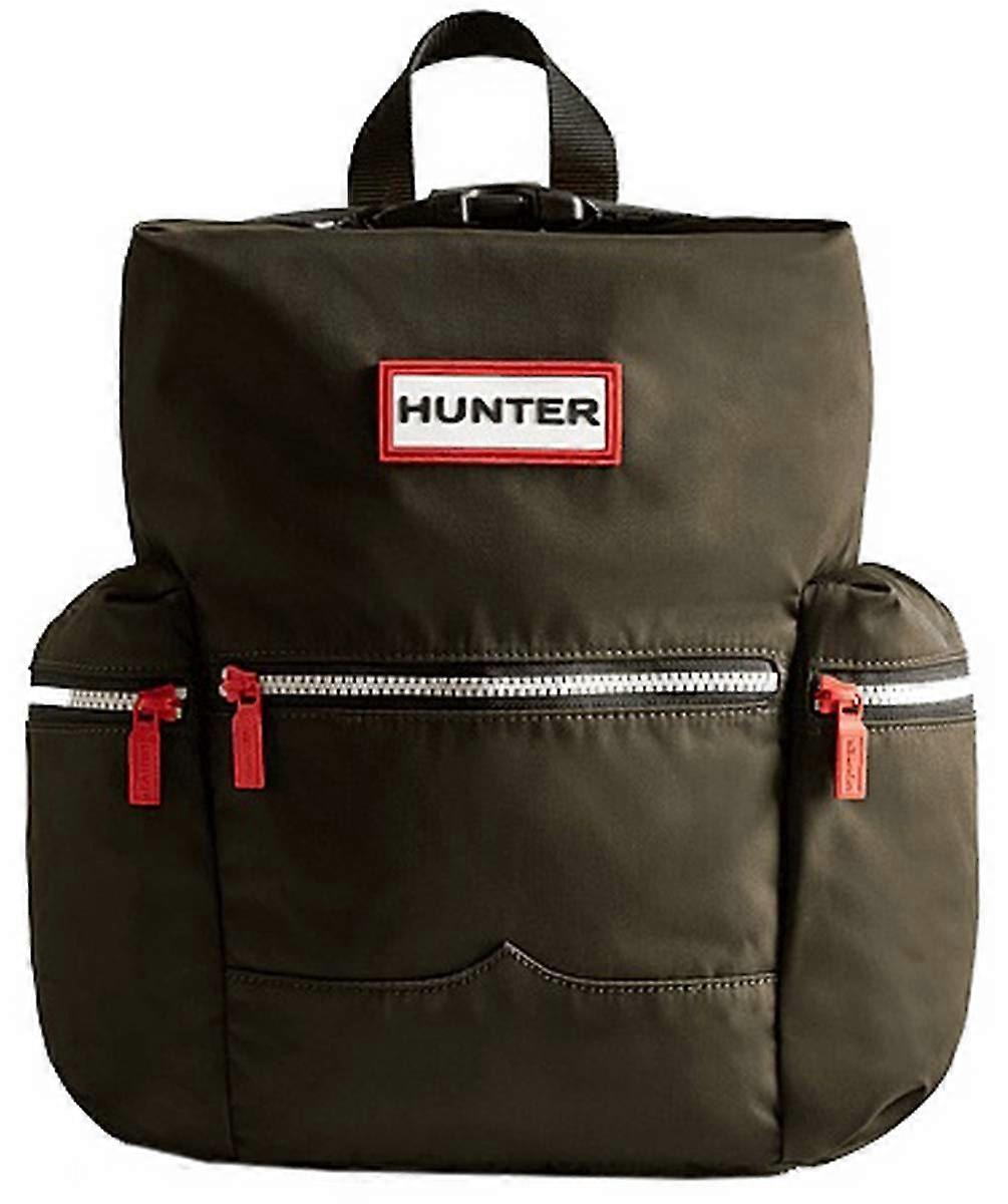 Hunter Nylon Mini Topclip Backpack - Dark Olive Green