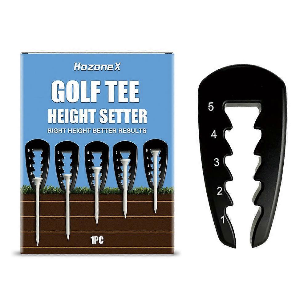 1-6x HOZONEX HZ-F01-0025-01 Plastic Golf Tee Height Setter Portable Practice Aid for Consistent Swin