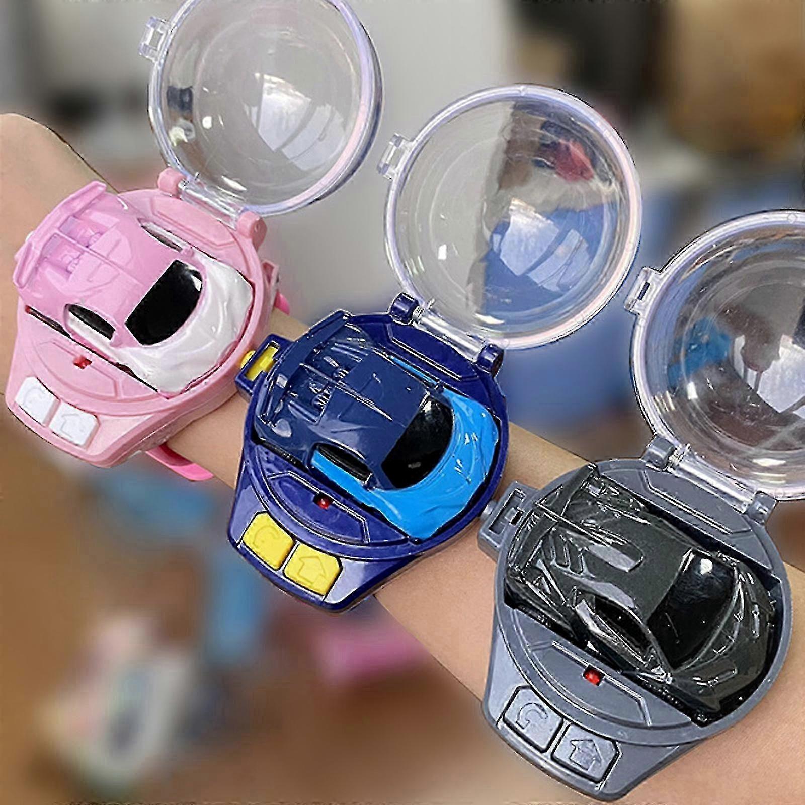 Mini RC Car Toy Watch with 2.4GHz Remote Control Rechargeable Kids Fun Playset