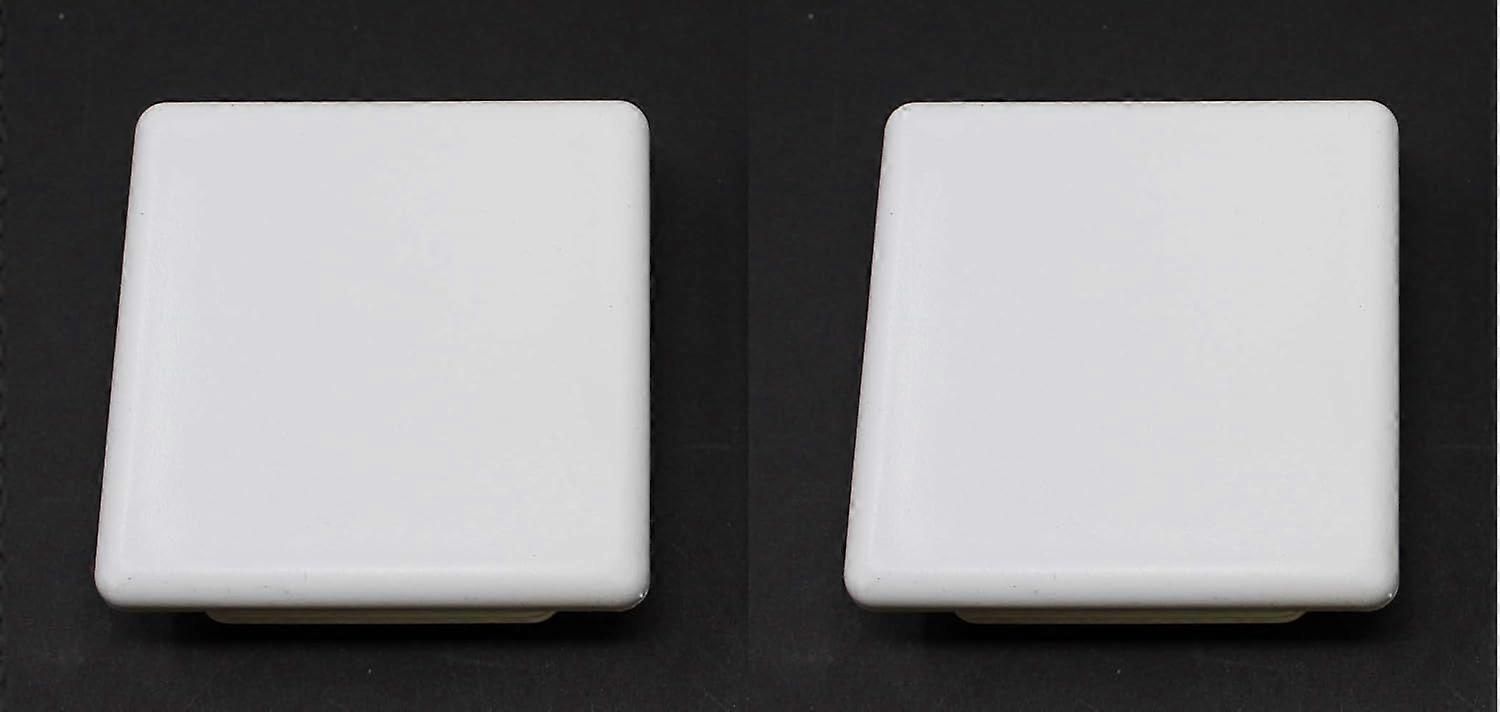 Πλαστικό λευκό τετράγωνο καπάκι σωλήνα 4x4 ιντσών, φινίρισμα, καπάκι άκρου σωλήνα