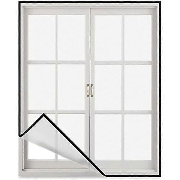 Window screen simple DIY DIY 120x150cm (47.2x59 inch) Polyester screen High visibility and durable screen easy to repair