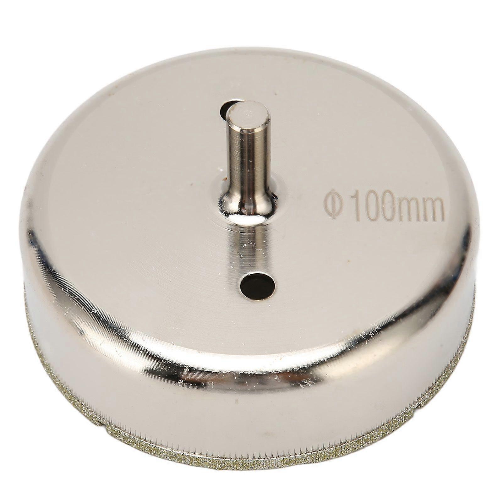100mm Diamond Hole Saw Drill Bit Electroplating Hole Opener Cutter Drill Bit for Glass Jadestone Tiles