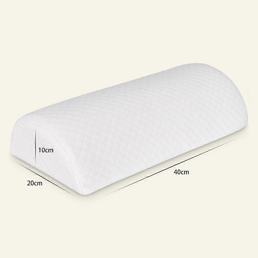Cylindrical leg pillow, slow rebound memory foam leg pillow, semi-circular pillow for home use