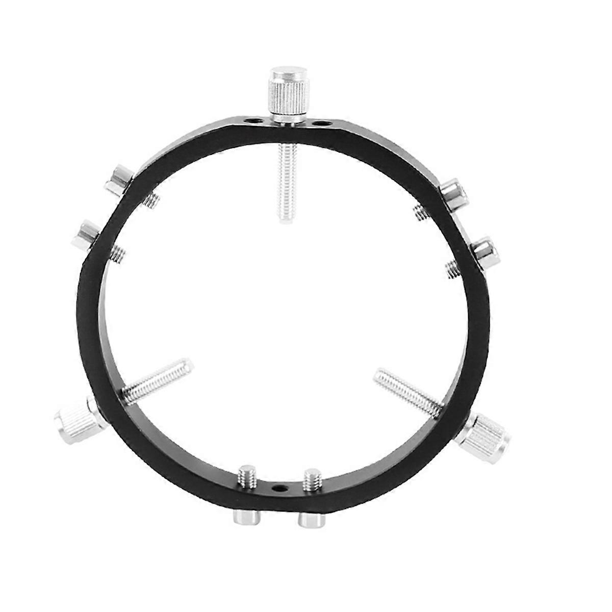 Star Finder Mount 3-Point Astrophotography Guide Locking Rings for Telescope Mount Finder Pointer 110mm Black