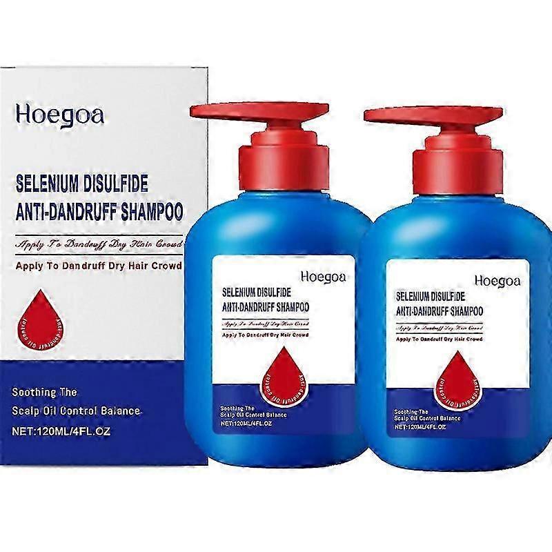 Selenium Disulfide Shampoo for Oily Hair - Deep Moisturising Dandruff Control with Refreshing Clean, Unisex UK Formula