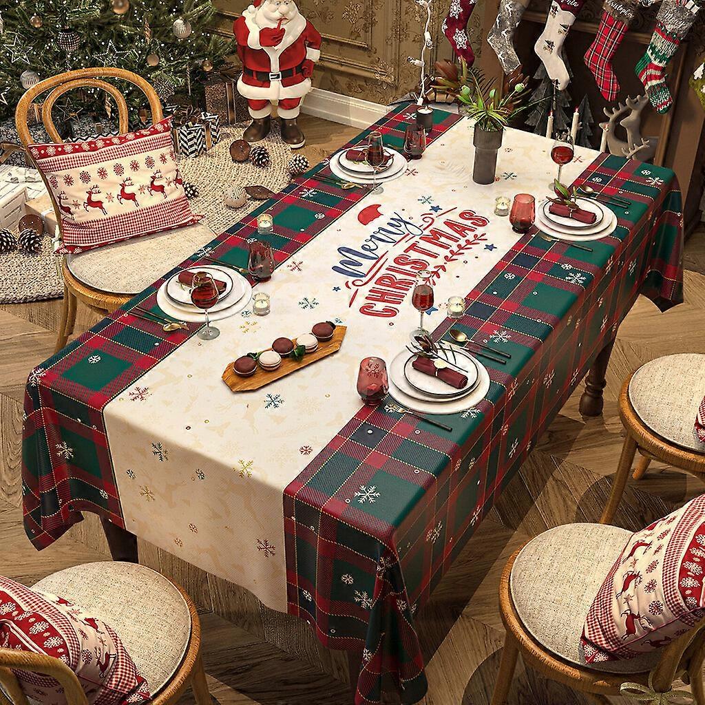 Christmas tablecloth rectangular Christmas tablecloth 140 x 180 cm