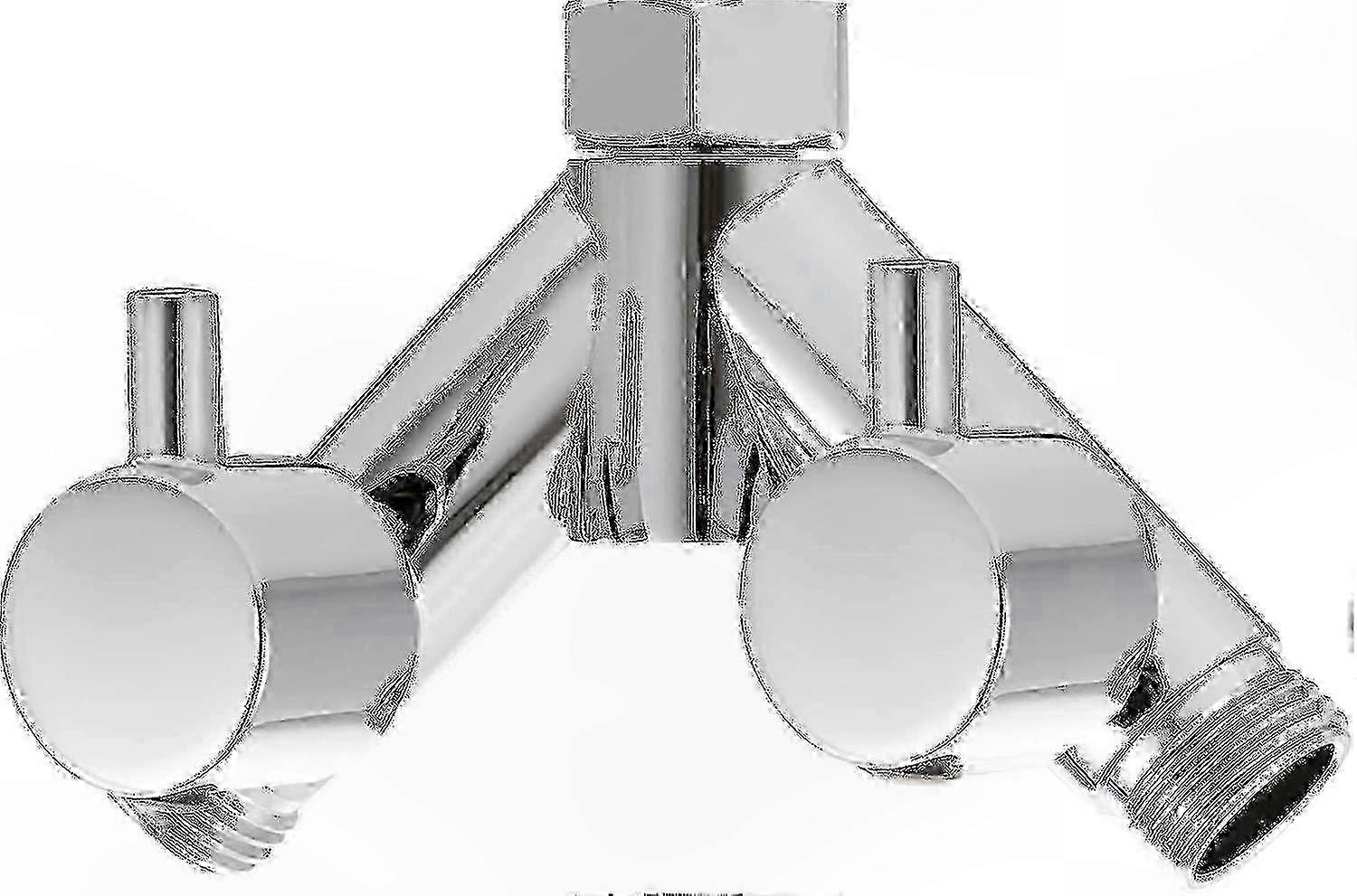 Chrome 2-Way Y Splitter Shower Valve Diverter 1/2 Inch for Shower Head and Hose Connection