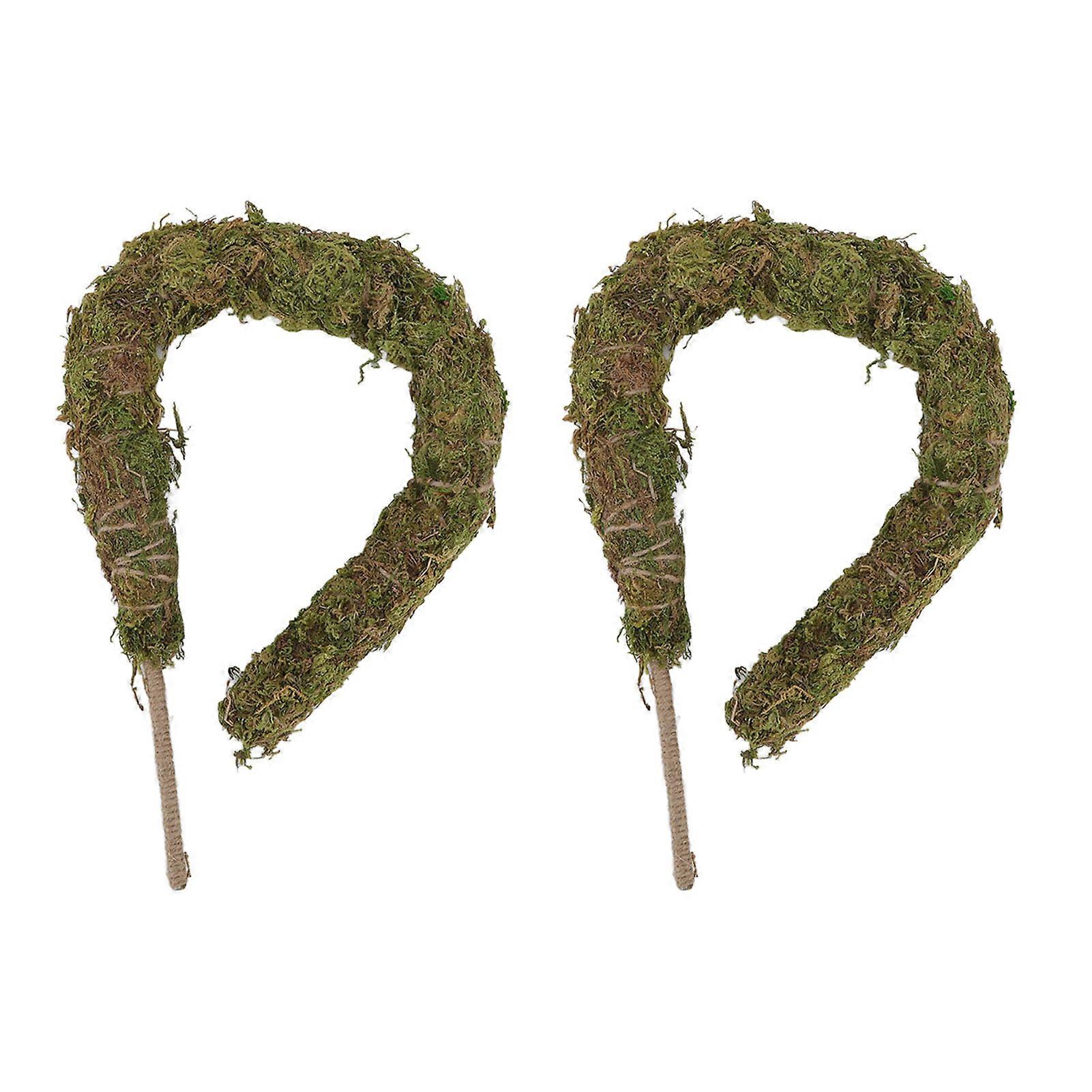 Bendable Moss Pole Plant Support for Indoor Climbing Plants - 2 Pack