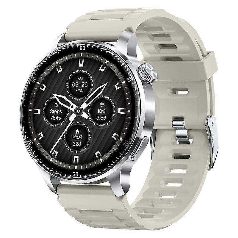 Smartwatch L7 GPS Compass Bluetooth Calling Metallic Finish(Grey)