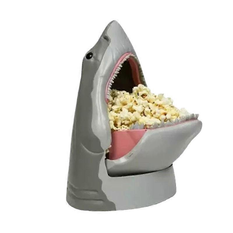 Shark-shaped Popcorn Bucket, Shark-shaped Collector's Container, Movie Fan Limited Edition Snack Stand, Theater Souvenir