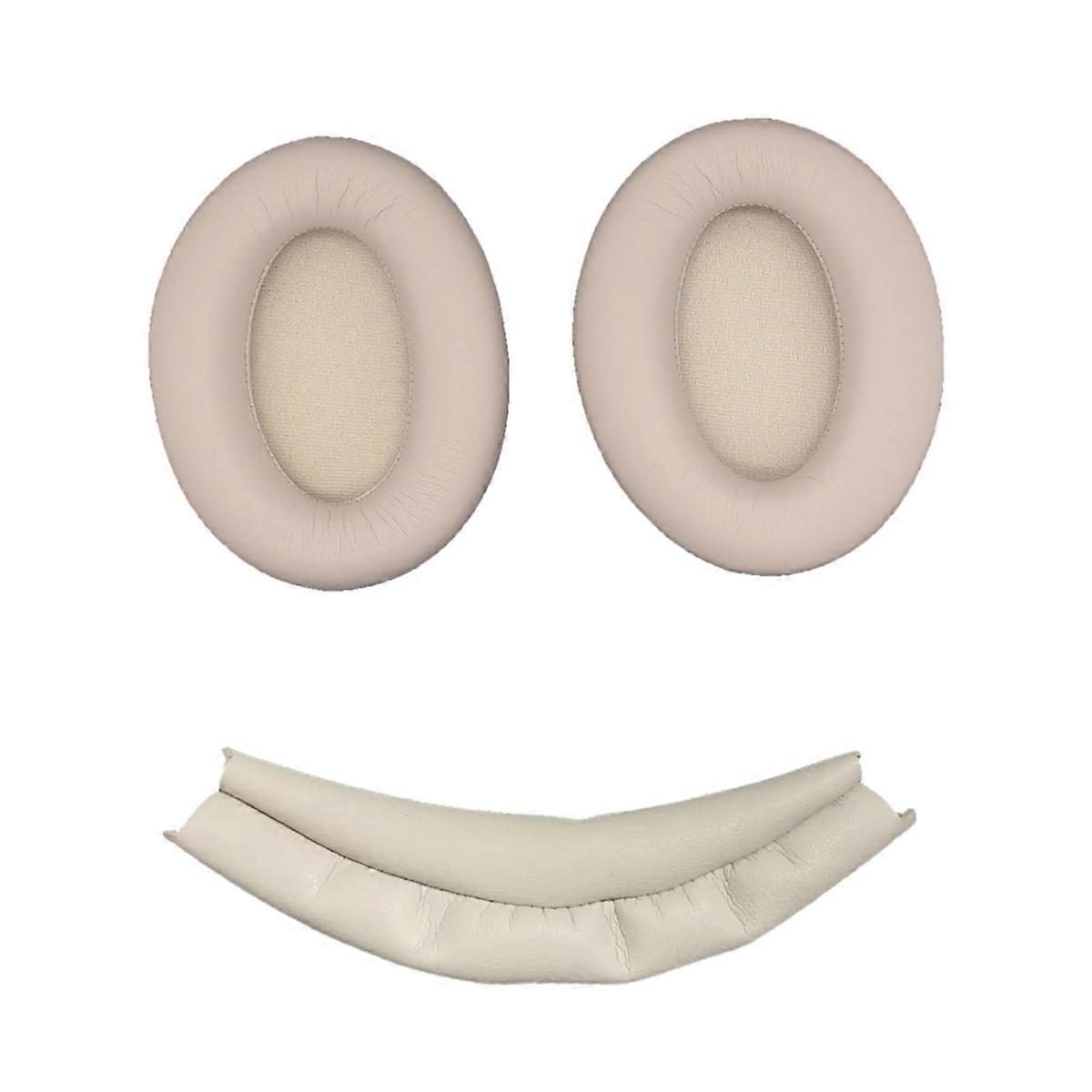 Ear Pads+Head Beam for WH-1000XM3 Headphone Earmuff Brown