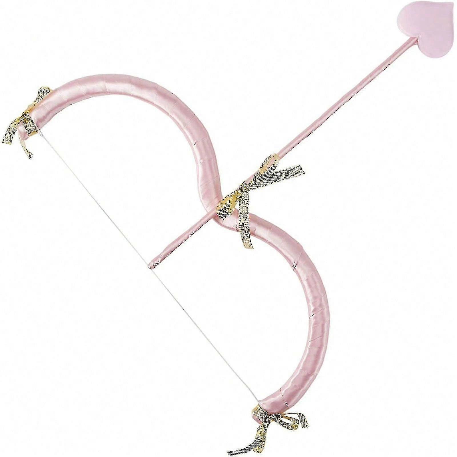 Cupid Archery Toy Set, Bow & Arrow Set Cupid Costume Photo Props For Adults