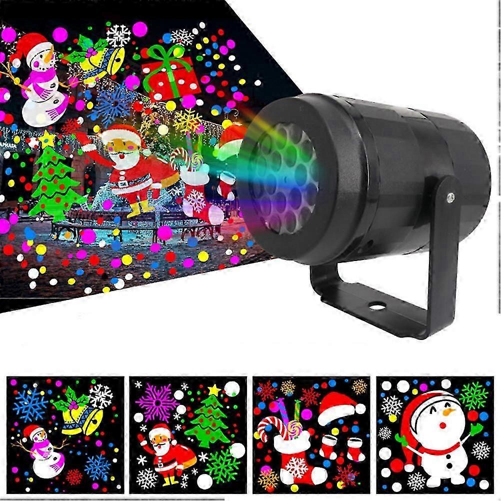 Christmas Light Projector with 16 Pattern Slide LED Projection Lamp for Christmas Party Projector Lights Party Decoration