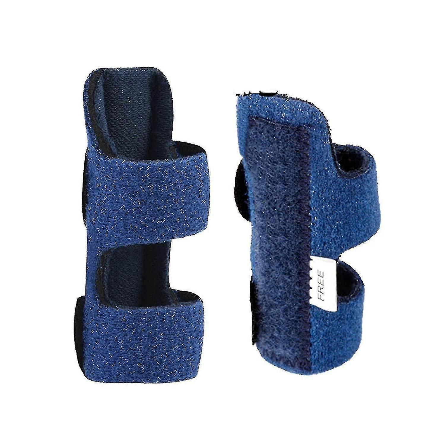 جبيرة إصبع اليد ، جبيرة الإصبع مع لوحة الألومنيوم جبيرة إصبع قابلة للتعديل للأصابع القاسية ، أصابع المطرقة ، تخفيف الآلام