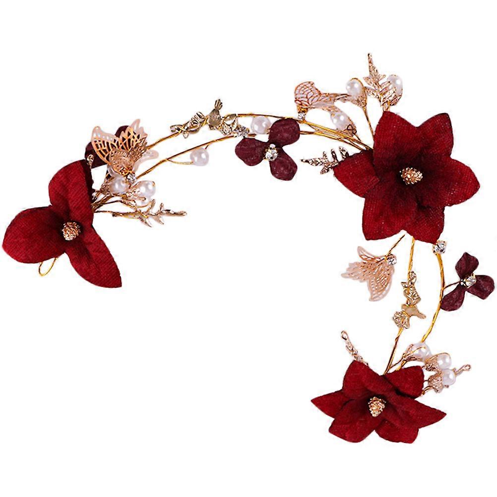 Headdress Bridal Headband for Decoration 3Pcs Wedding Headpiece