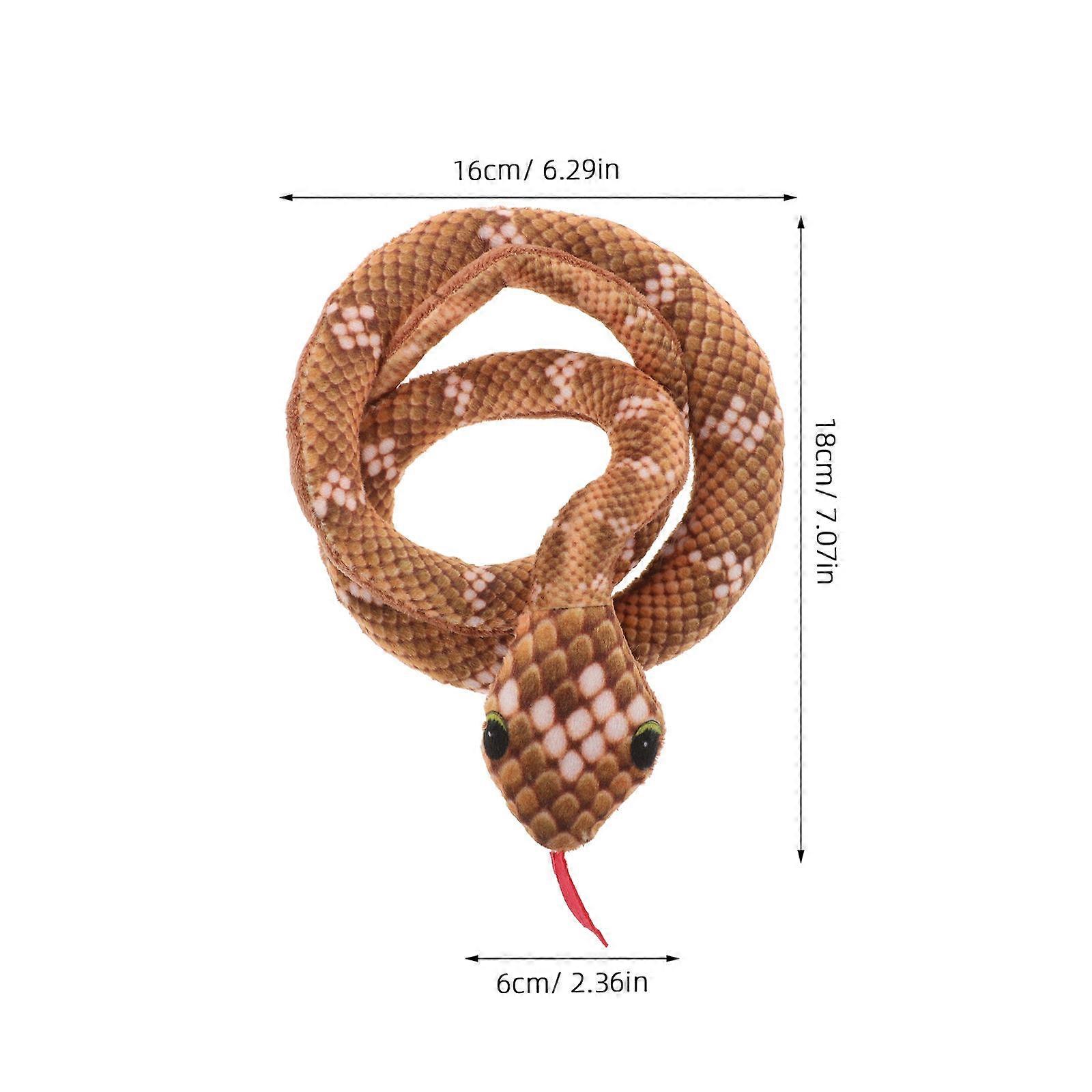 Cat Snake Toy Plush Interactive Toy with Catnip 3Pcs for Indoor Cats
